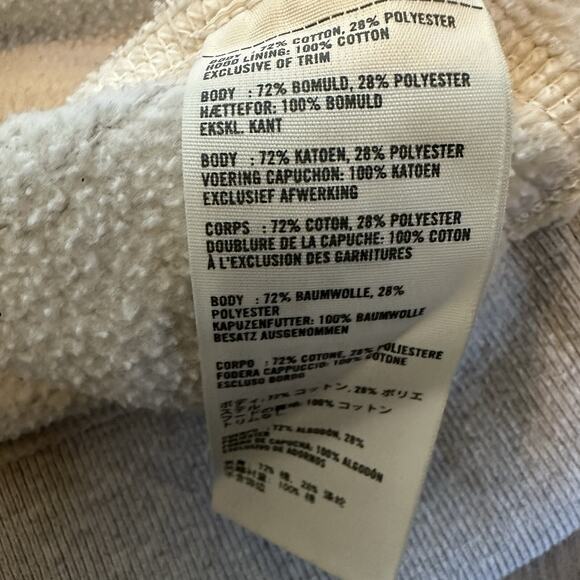 VTG Hollister Surf Sweater Hoodie Pullover Jacket Large Spellout Y2K 90’S Lounge - Picture 7 of 9